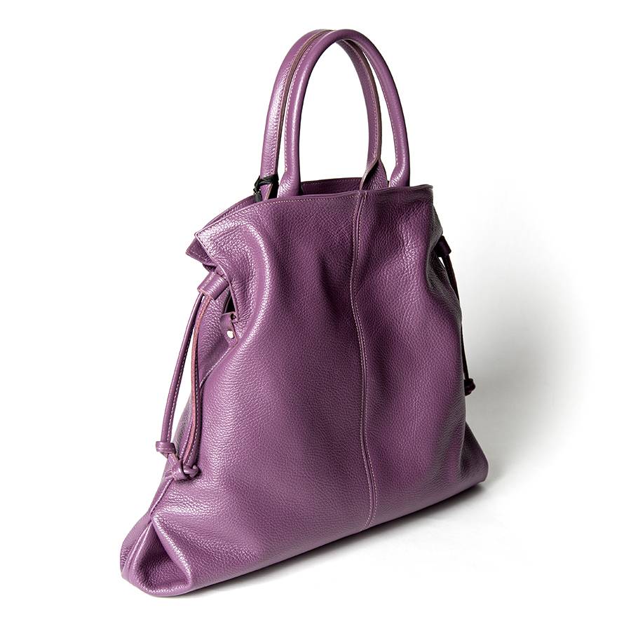 Laura Di Maggio GLORIA – borsa a sacco in pelle malva Fino Al -60%