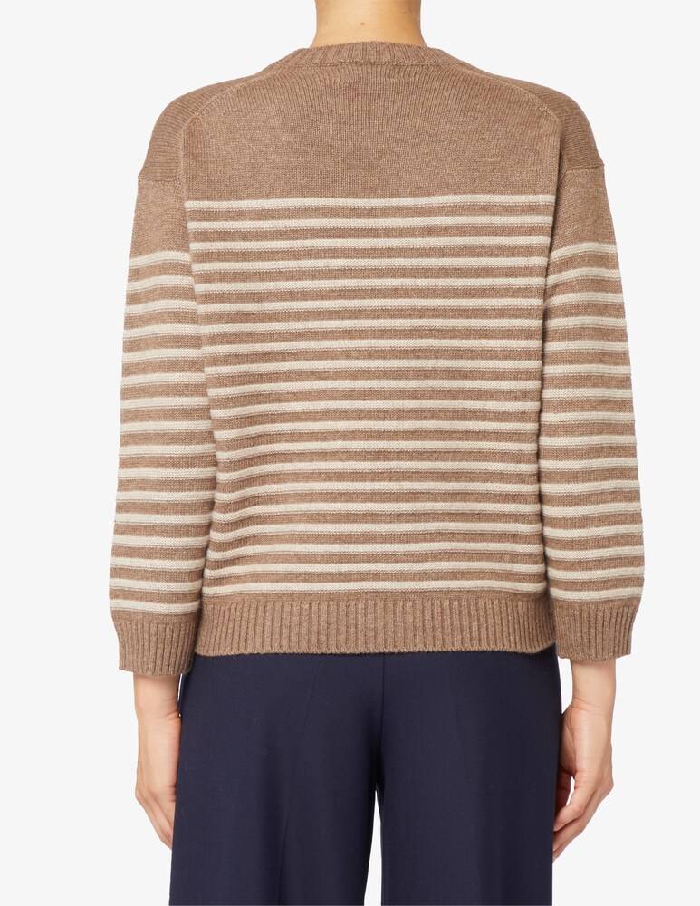 Rinascente Collection Maglione girocollo a riga boxy Vendita Economica
