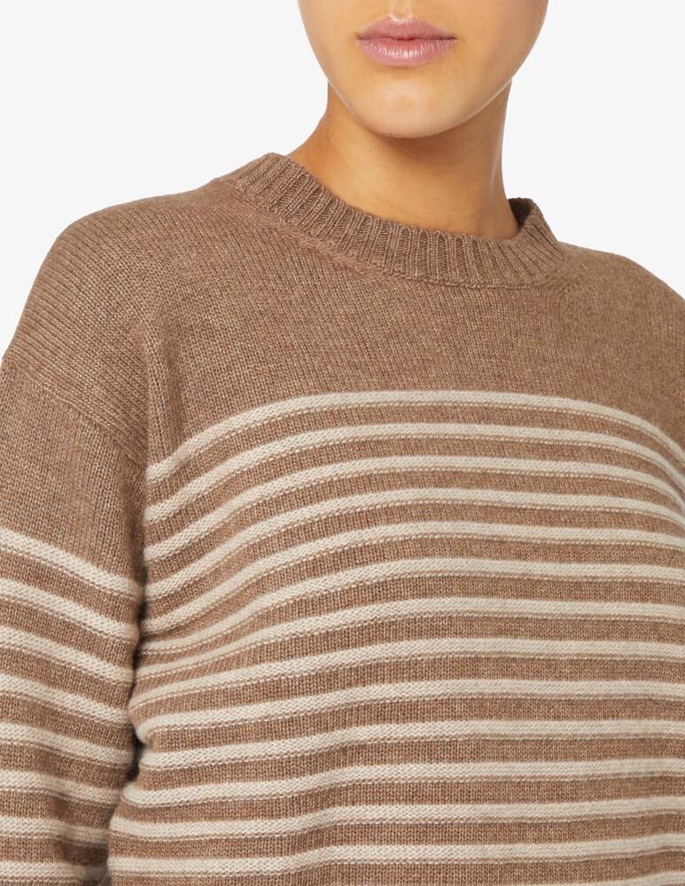 Rinascente Collection Maglione girocollo a riga boxy Vendita Economica
