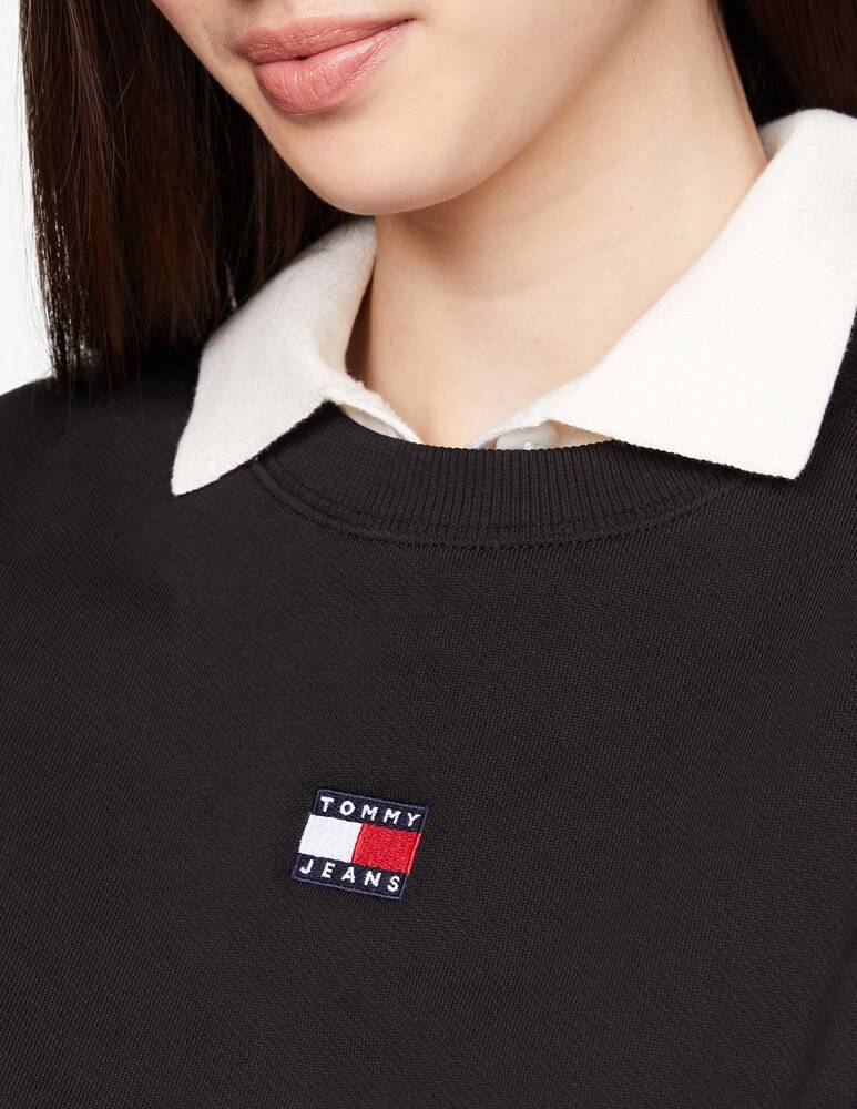 Tommy Jeans Felpa in cotone In Linea
