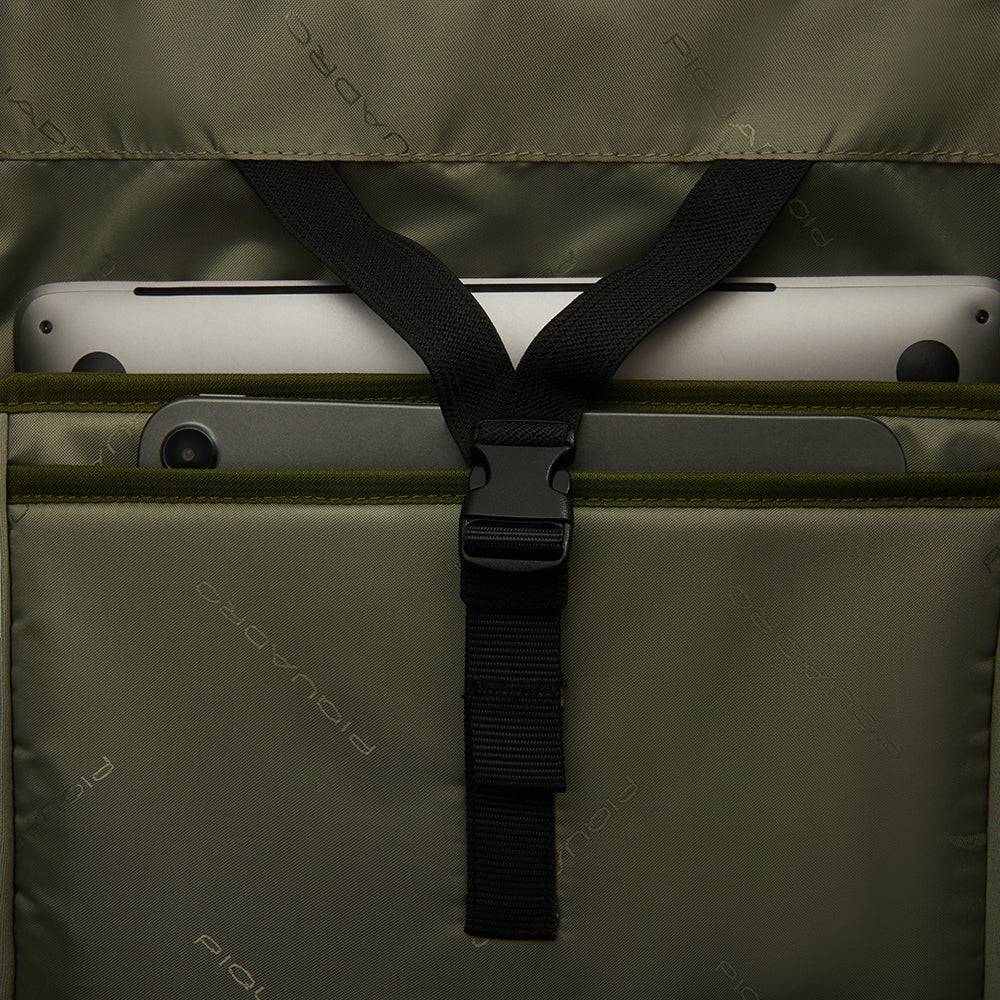 Piquadro Convertible backpack duffel bag in recycled fabric Fino Al -60%