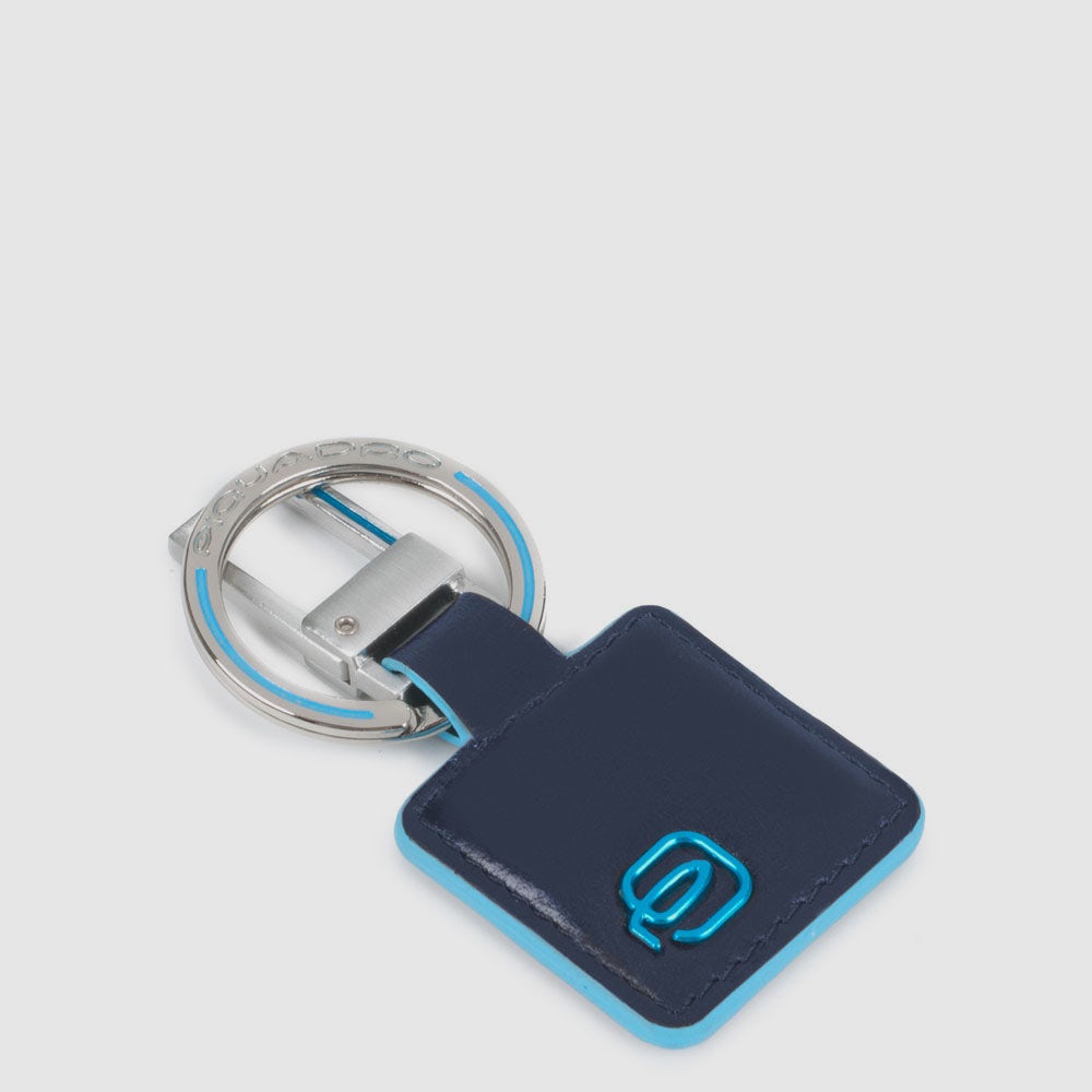 Piquadro Keychain with leather insert Consegna Veloce