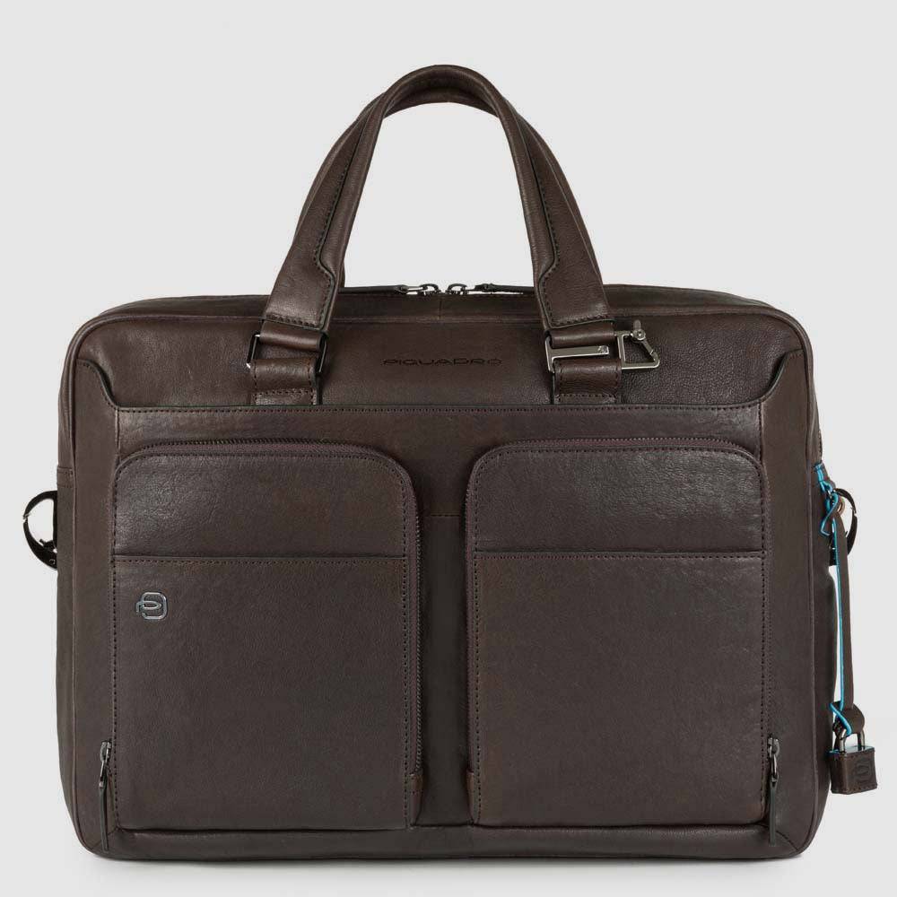 Piquadro Slim computer bag 15" with iPad® compartment In Vendita