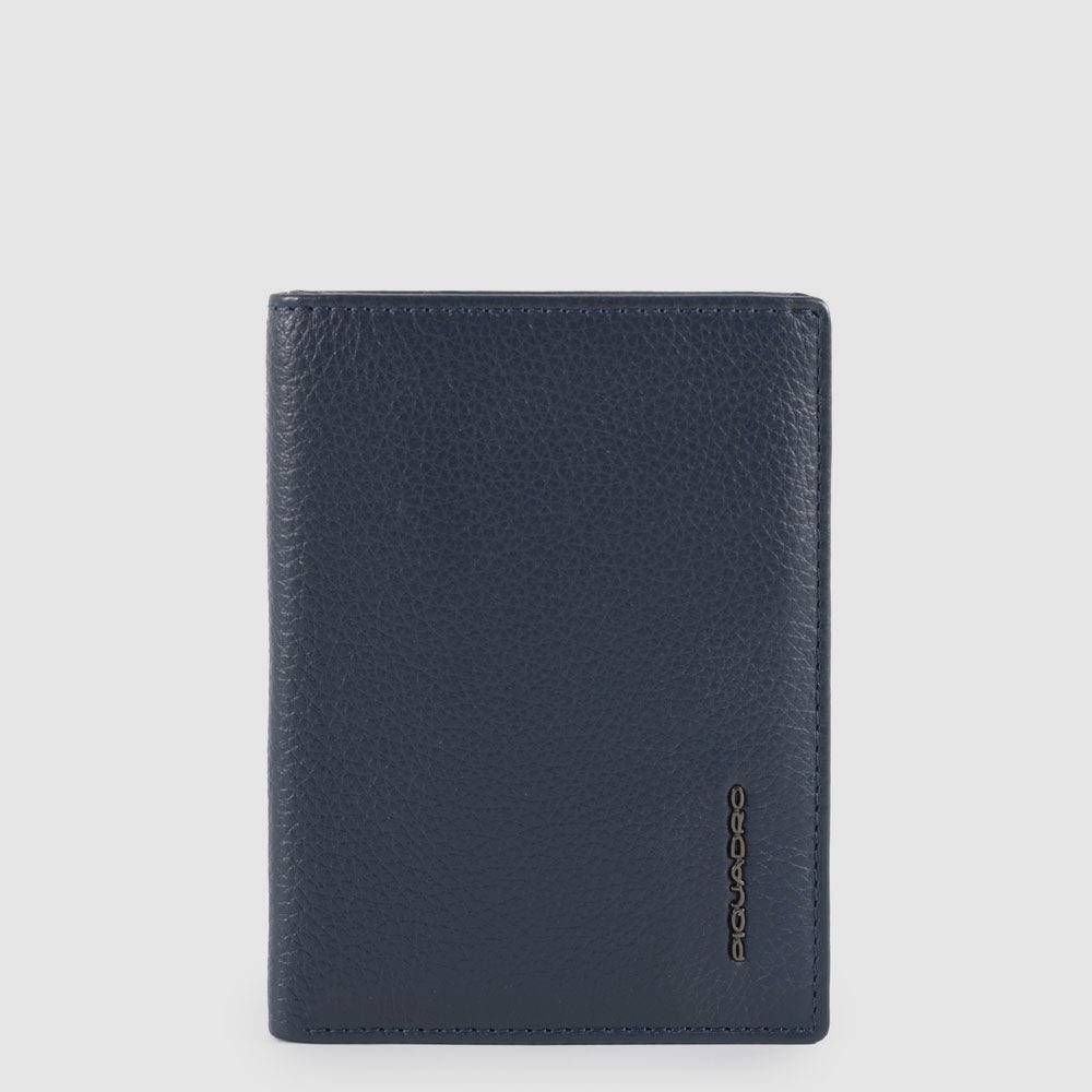 Piquadro Vertical men’s wallet with banknote, credit card a Vendita