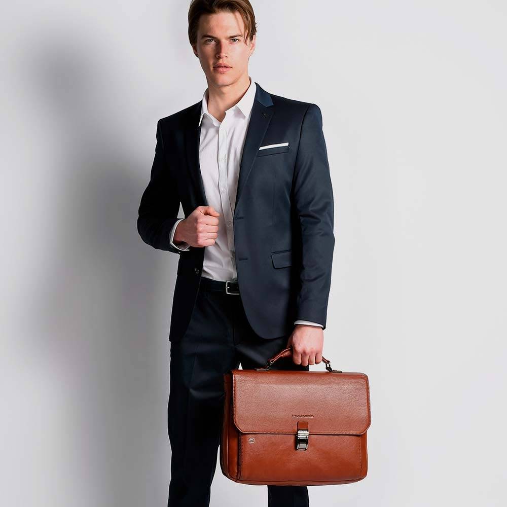 Piquadro 10.5"/9.7" laptop and iPad® expandable In Saldo