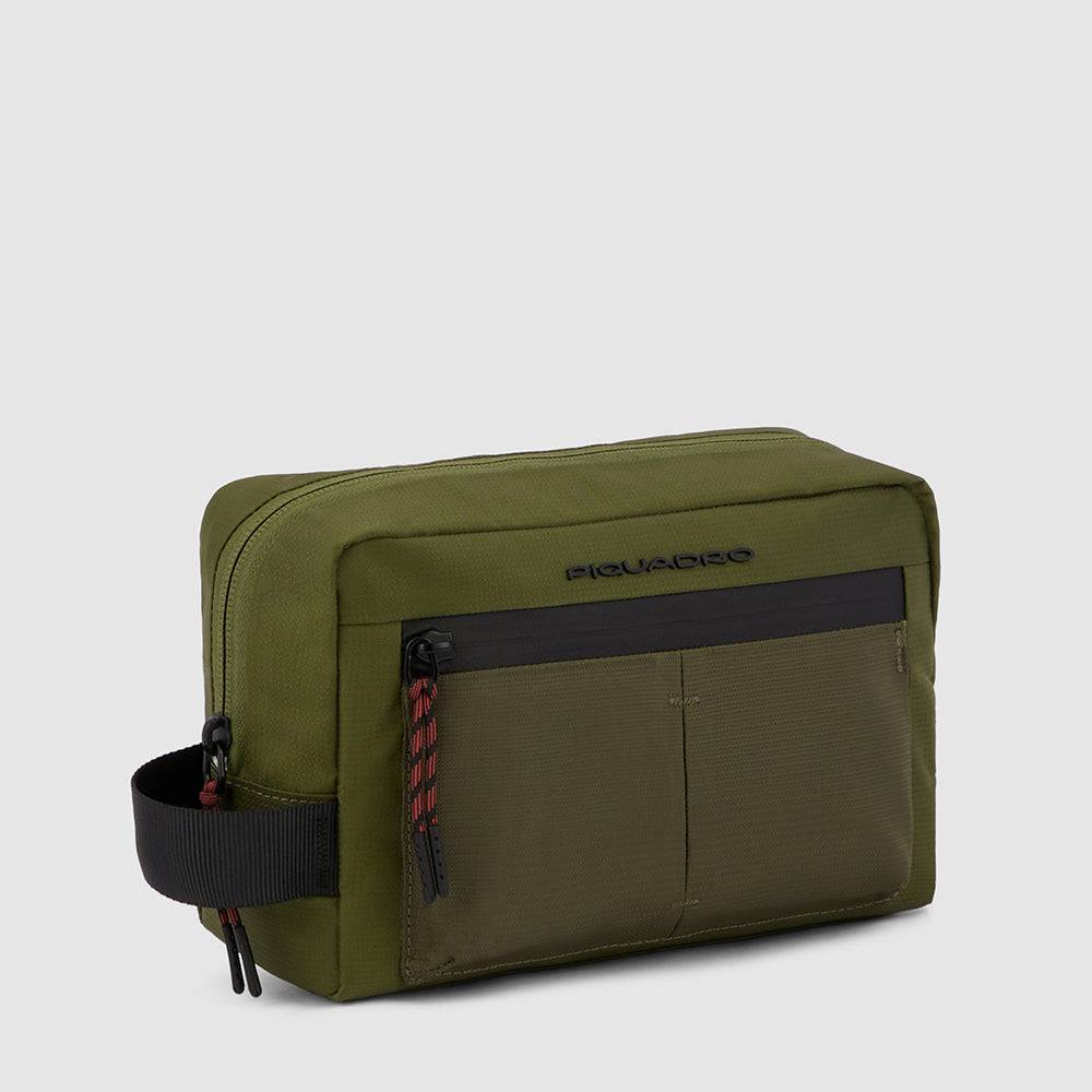 Piquadro Toiletry bag in recycled fabric Affare Del Giorno