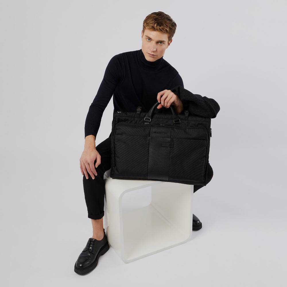 Piquadro Folding garment bag in recycled fabric 2025