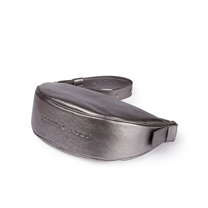 Roberta Gandolfi Micol Banana small cross body in vitello martellato metal con tracolla regolabile Outlet