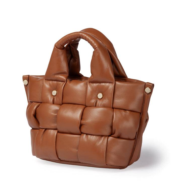 Roberta Gandolfi Greta Mini Nappa borsa in soffice pelle di agnello imbottita ed intrecciata a mano I Più Venduti