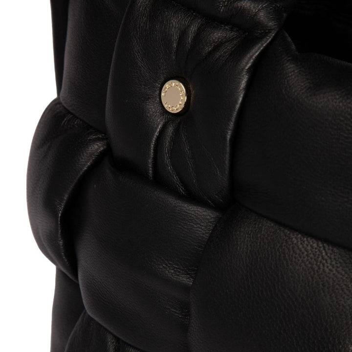 Roberta Gandolfi Greta Mini Nappa borsa in soffice pelle di agnello imbottita ed intrecciata a mano Italy