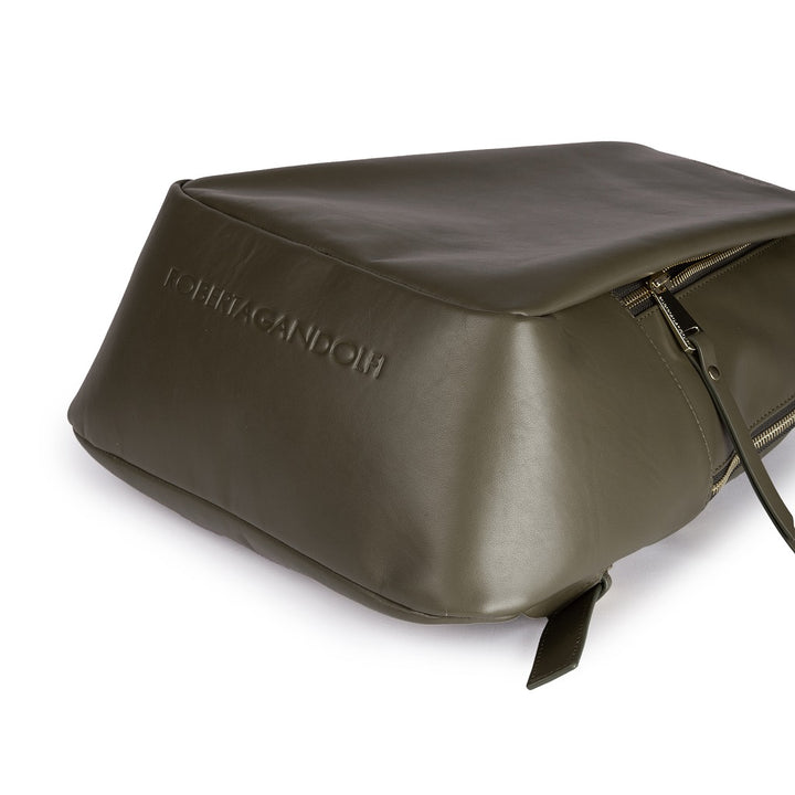 Roberta Gandolfi Micol Backpack in vitello liscio multitasche Consegna Veloce