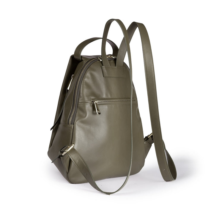 Roberta Gandolfi Micol Backpack in vitello liscio multitasche Moda