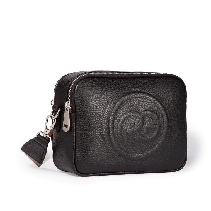 Roberta Gandolfi Roberta Pelle camera e crossbody in pelle con doppio scomparto e tracolla staccabile Negozio