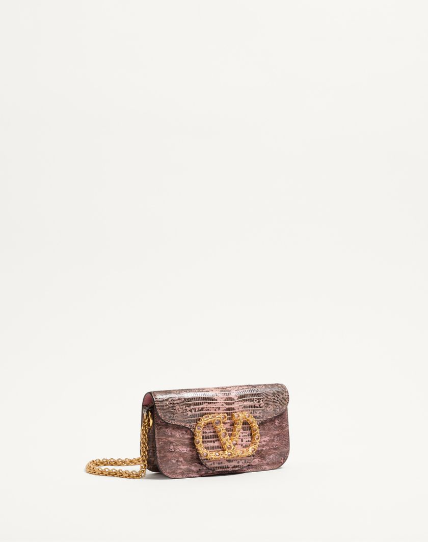 Valentino Handbags Borsa Piccola A Spalla Valentino Garavani Locò In Tejus Con Logo Gioiello per Donna in Peach Rose/rosa Antico | Valentino IT Pezzi Unici