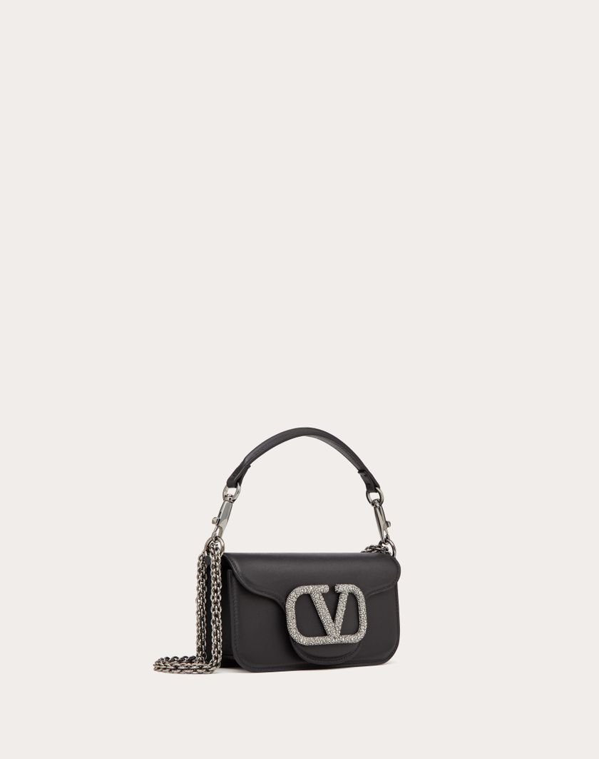 Valentino Handbags Borsa Piccola A Spalla Valentino Garavani Locò Con Logo Gioiello per Donna in Nero | Valentino IT Fino Al -60%