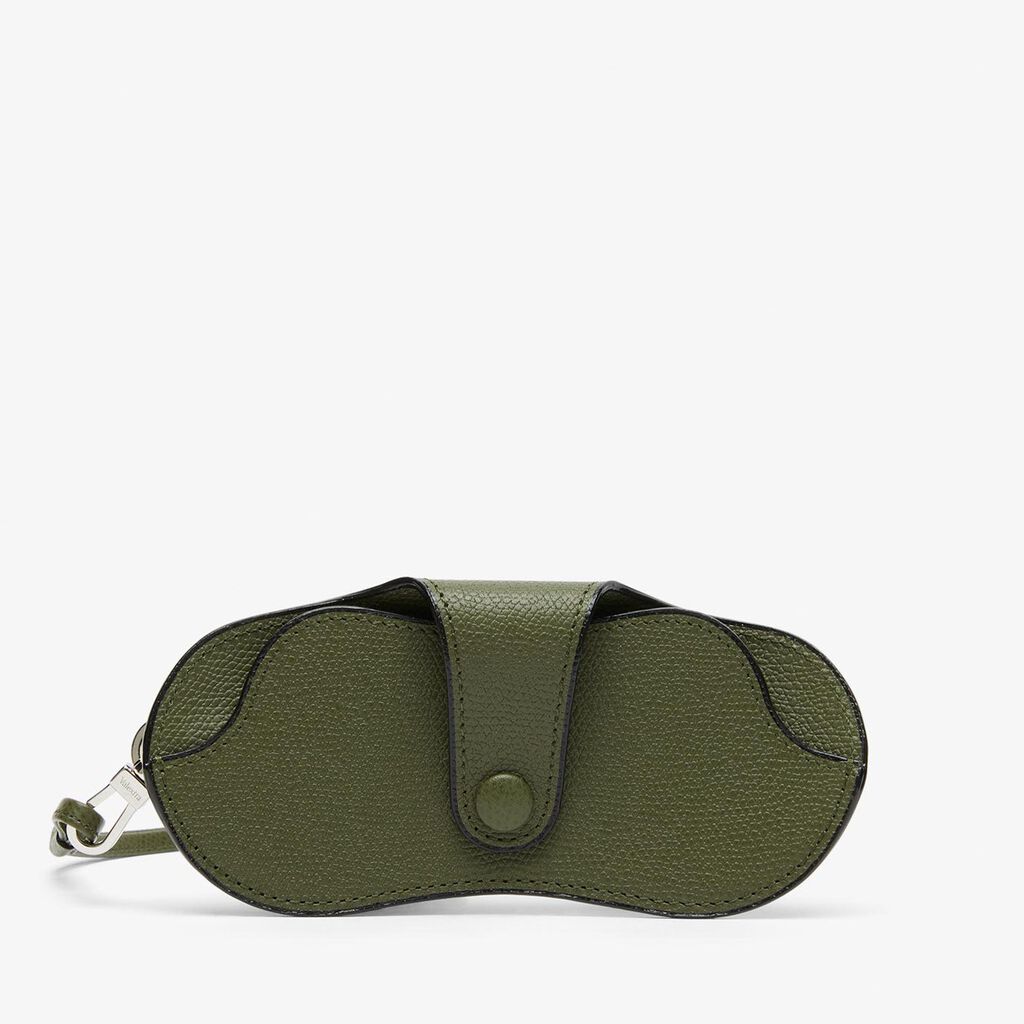 Valextra Custodia occhiali in Pelle Verde Militare | Valextra Fino Al -60%