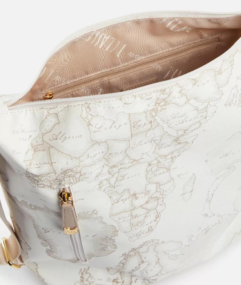 Alviero martini 1a classe Geo Soft White borsa hobo doppia portabilità Novità